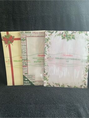 New Holiday Letterhead 3 Pack